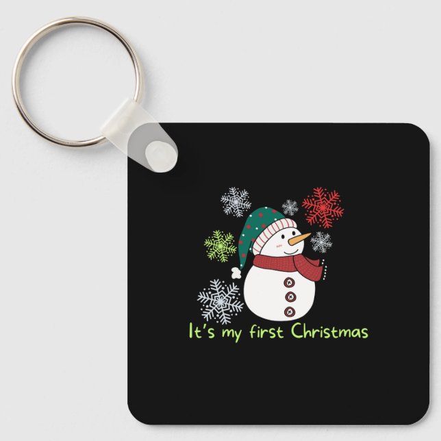 It's my first Christmas Key Ring (Front)