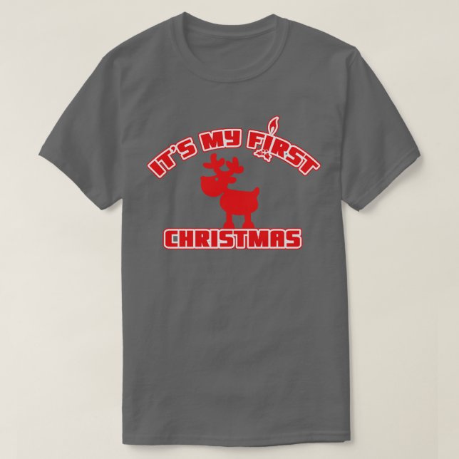 Its my first Christmas T-Shirt (Design Front)