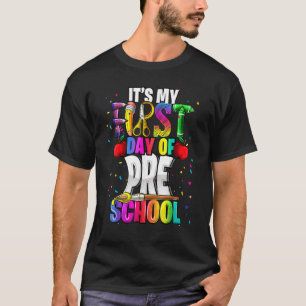It's My First Day Of Preschool Back To School Kit T-Shirt