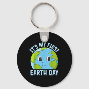 Its My First Earth Day Cute Environmental Protecti Key Ring