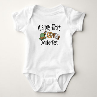  It's My First Oktoberfest  Baby Bodysuit