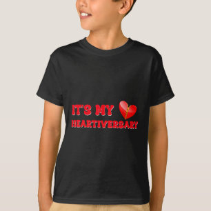 Its My Heartiversary Chd Awareness Hearts Diseases T-Shirt