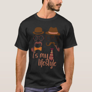 It's my Lifstyle I Hipster pipe tobacco smoker T-Shirt