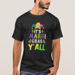 It's My Mardi Gras Party Birthday Y'all Masquerade T-Shirt