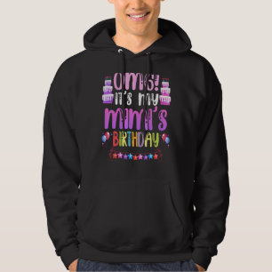 It's My Mimi Birthday Cute Birthday Squad For Girl Hoodie