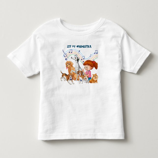 It's my  orchestra T-shirt for kids (Front)