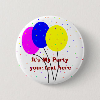 It's My Party, 6 Cm Round Badge