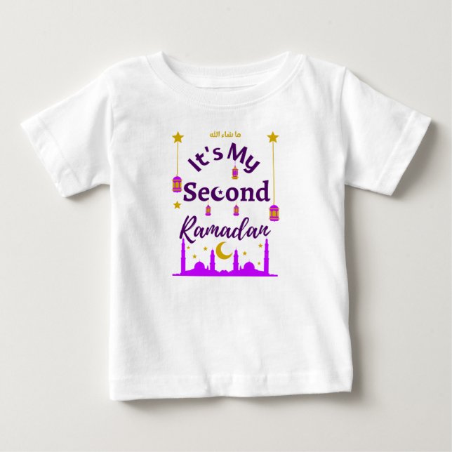 It's My Second Ramadan Baby T-Shirt (Front)