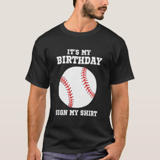 Its My Sign My Baseball Player T-Shirt