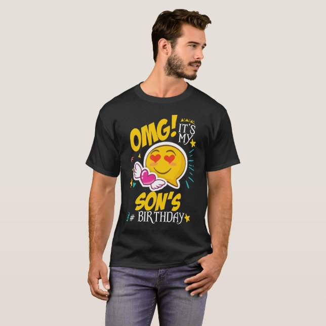 It's My Son's Birthday Cool T Shirt. T-Shirt (Front Full)