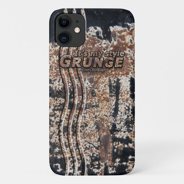 It's My Style GRUNGE Rusty Letters Case-Mate iPhone Case (Back)