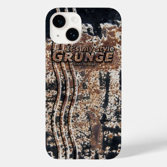 It's My Style GRUNGE Rusty Letters Case-Mate iPhone Case (Back)