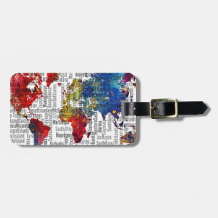 It's my world luggage tag
