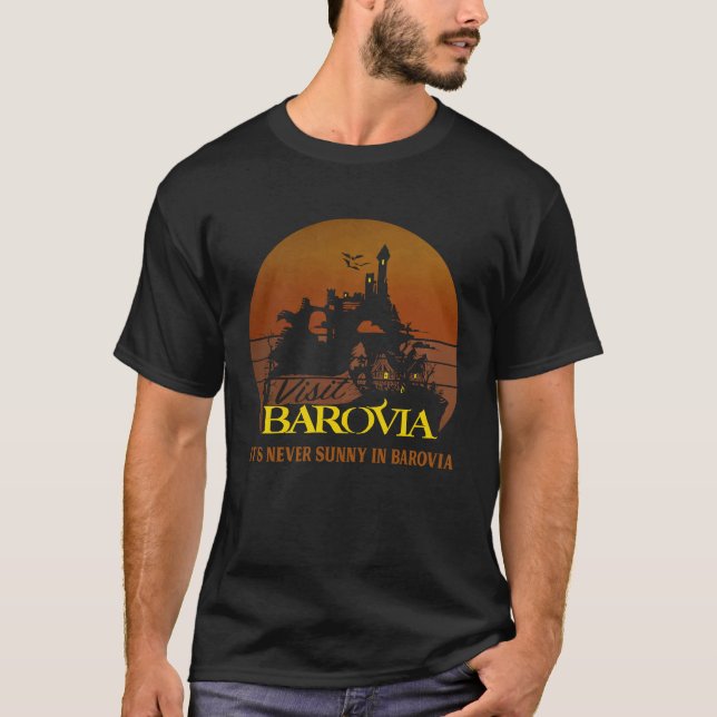 It's never sunny in Barovia T-Shirt (Front)
