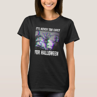 It's Never Too Early For Halloween Vaporwave Zombi T-Shirt