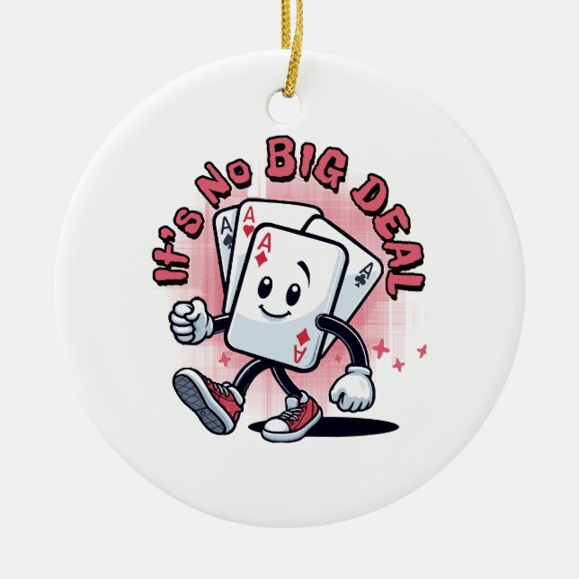 It's No Big Deal Ceramic Tree Decoration (Front)