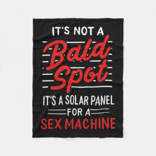 It's Not A Bald Spot It's A Solar Panel For A Mach Fleece Blanket