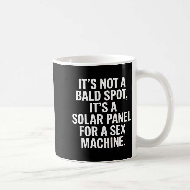 It's Not A Bald St It's A Solar Panel Funny Dad Gi Coffee Mug (Right)