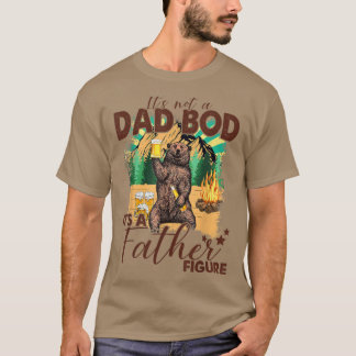 It's Not A Dad Bod Father Bear Drinking Beer Funny T-Shirt