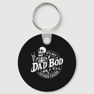 It's Not A Dad Bod It's A Father Figure Retro Fath Key Ring