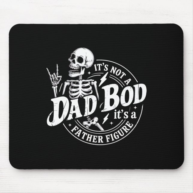 It's Not A Dad Bod It's A Father Figure Retro Fath Mouse Mat (Front)