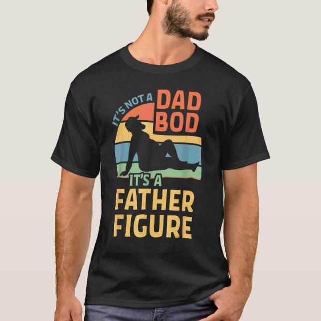 It's Not A Dad Bod It's A Figure Bear Drink Beer V T-Shirt (Front)