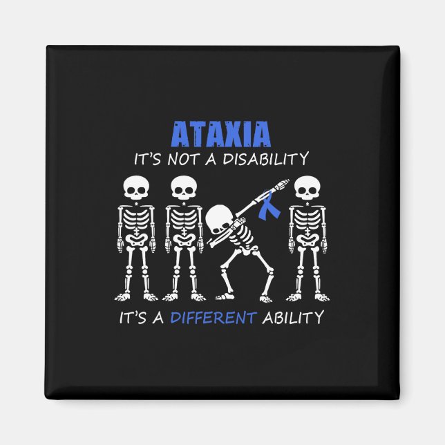 It's Not A Disability Dabbing Skeleton  Magnet (Front)