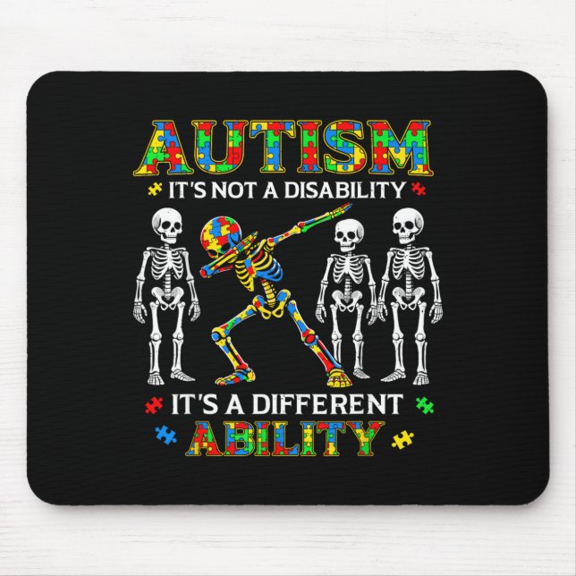 Its Not A Disability Its Different Ability for Mouse Mat (Front)