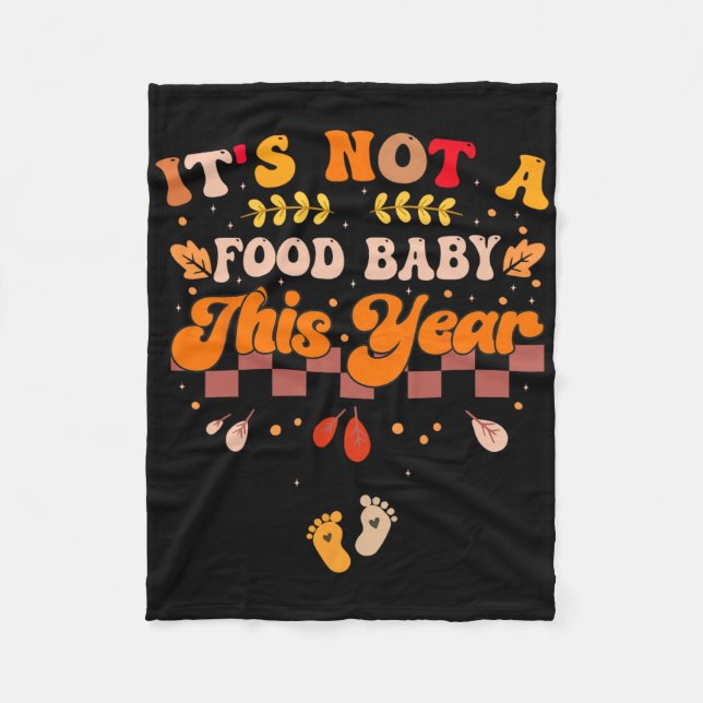 Its Not A Food 3  Fleece Blanket (Front)