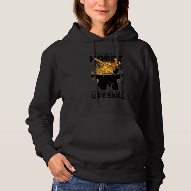 It's Not A Hobby Blacksmith Forge Hoodie (Front)