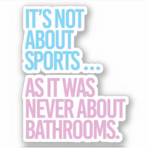 It's not about sports