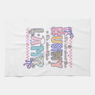 It's Not About The Bunny Christian Jesus Lamb Bibl Tea Towel