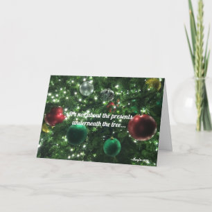 It's Not About the Presents Holiday Card