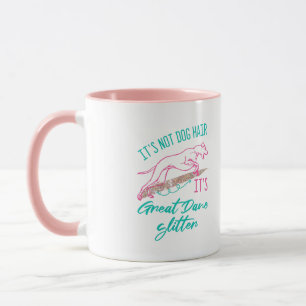It's not Dog Hair, it's Great Dane Glitter Mug