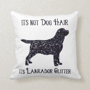 It's not Dog Hair , its Labrador Glitter - Lab Cushion
