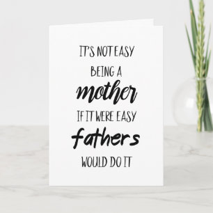 It's not easy being a mother card