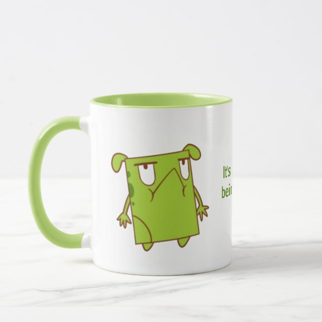 It's Not Easy Being Green! Mug (Left)