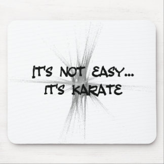 It's Not Easy - Karate Grey Mouse Mat