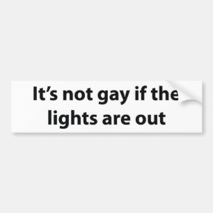 Its not gay when.jpg bumper sticker