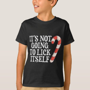 It's Not Going To Lick Itself Funny Christmas Paja T-Shirt