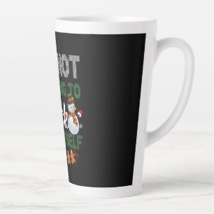 It's Not Going To Lick Itself Snowman Latte Mug