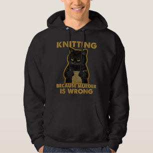It's Not Hoarding If It's Yarn Knitting Lover Knit Hoodie