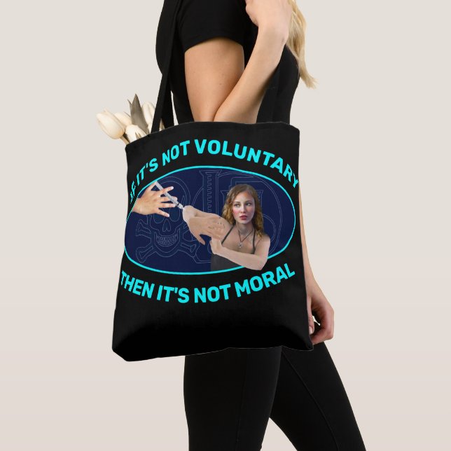 It's not moral Tote Bag (Close Up)