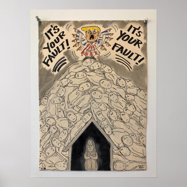 "It's Not My Fault" Poster by Barbara Dale (Front)