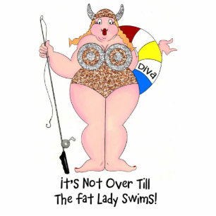 "It's Not Over Till The Fat Lady Swims!" Sculpture Standing Photo Sculpture