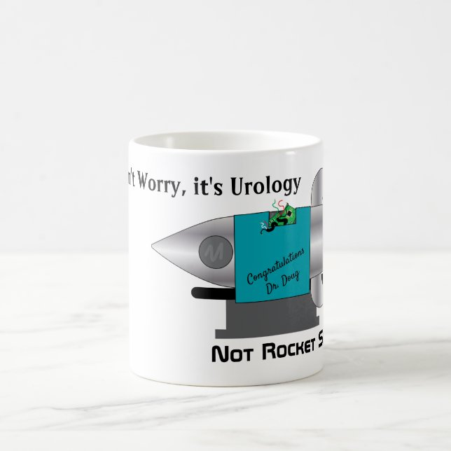 It's Not Rocket Surgery Personalised Coffee Mug (Center)