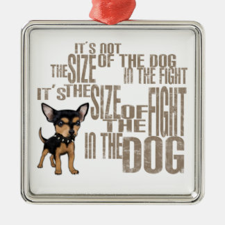 It's Not The Size Metal Tree Decoration