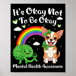 Its not to be mental health awareness chihuahua It Poster