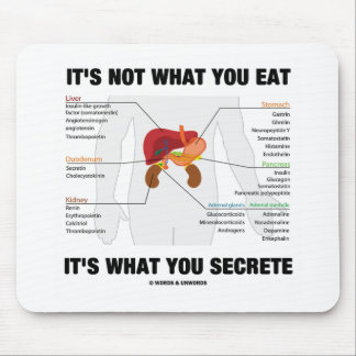 It's Not What You Eat It's What You Secrete Mouse Mat