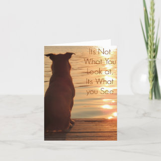 Its Not What You Look At Blank Notecard